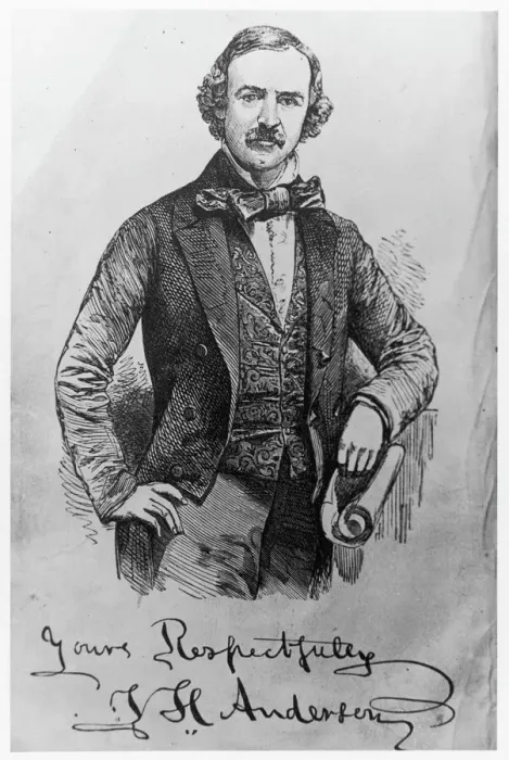 Gerahmter Druck : Hans Heinrich Andersen Gerahmter Druck : Hans Heinrich Andersen