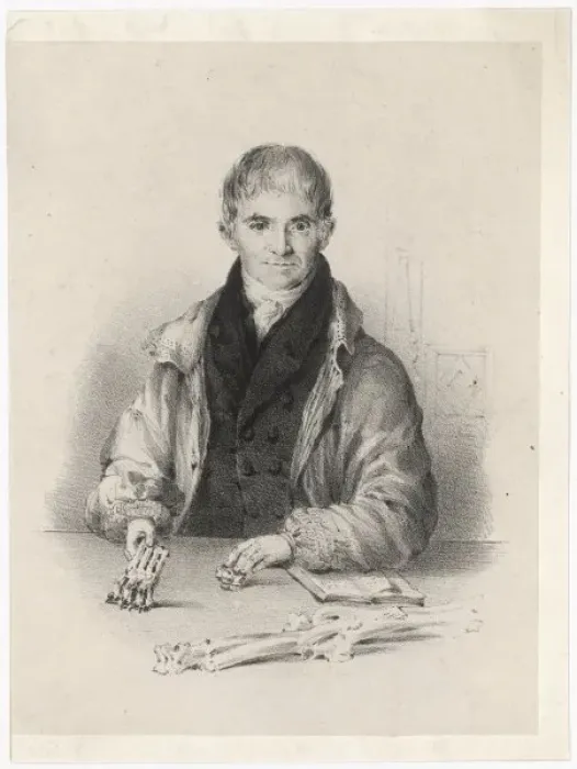 Gerahmter Druck : Hunter John / Knochen Gerahmter Druck : Hunter John / Knochen