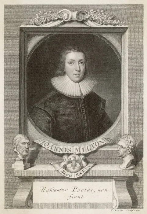 Gerahmter Druck : John Milton Vertue Gerahmter Druck : John Milton Vertue