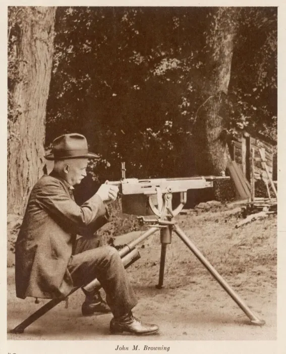 Gerahmter Druck : Johannes Moses Browning Gerahmter Druck : Johannes Moses Browning