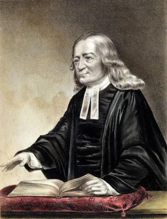 Gerahmter Druck : Johannes Wesley Gerahmter Druck : Johannes Wesley