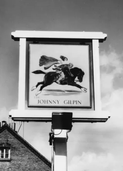 Gerahmter Druck : Das Johnny Gilpin Pub