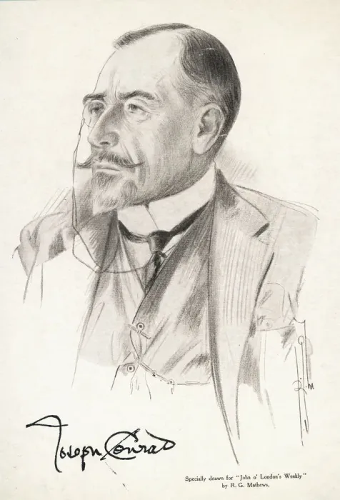 Gerahmter Druck : Josef Conrad Gerahmter Druck : Josef Conrad