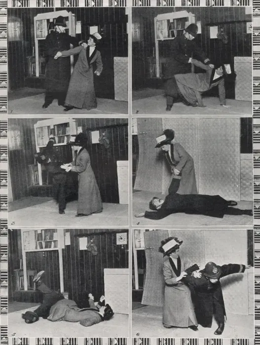 Gerahmter Druck : Jujutsu-Suffragatte