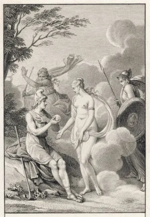 Gerahmter Druck : Urteil von Paris Gerahmter Druck : Urteil von Paris