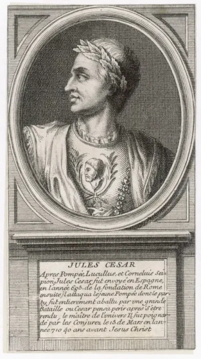 Gerahmter Druck : Julius Cäsar (Anonymos) Gerahmter Druck : Julius Cäsar (Anonymos)