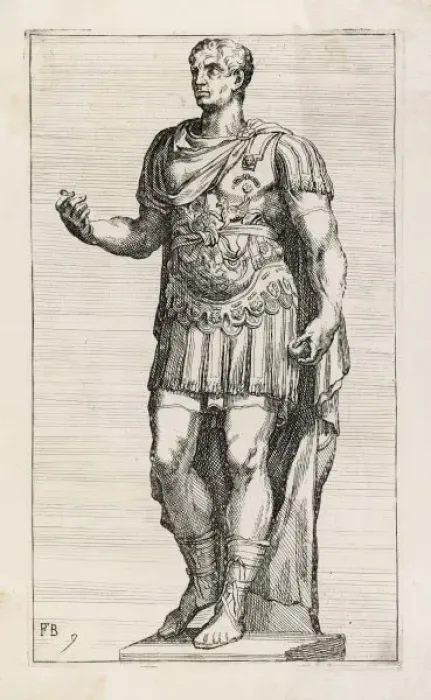 Gerahmter Druck : Julius Caesar (Sculptur) Gerahmter Druck : Julius Caesar (Sculptur)
