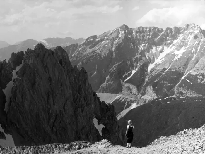 Gerahmter Druck : Karwendelpass Gerahmter Druck : Karwendelpass