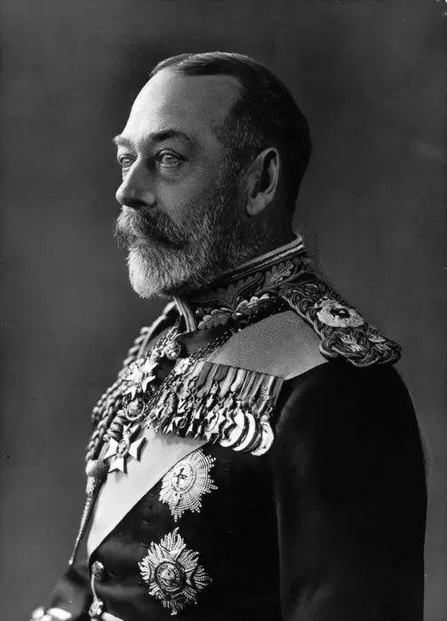Gerahmter Druck : König Georg V Gerahmter Druck : König Georg V