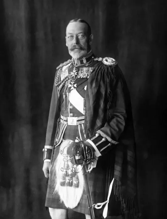Gerahmter Druck : König Georg V Gerahmter Druck : König Georg V
