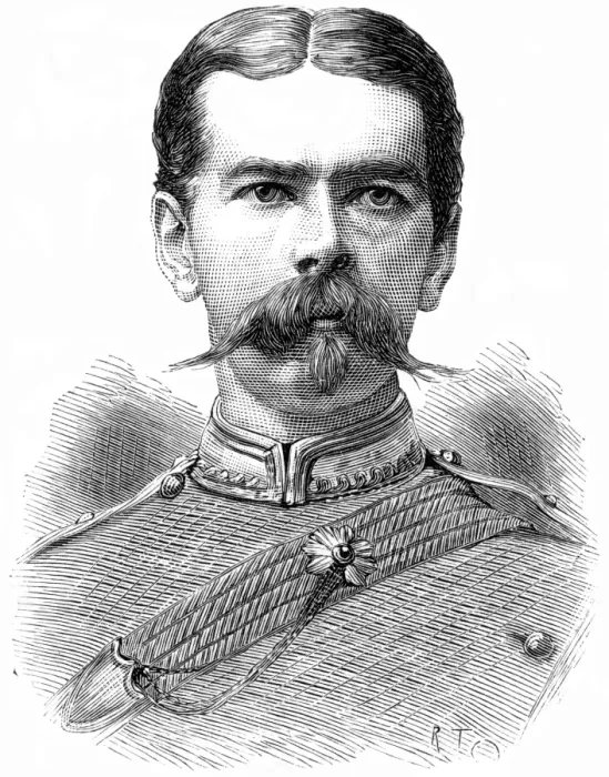 Gerahmter Druck : Kitchener / 1884 England Gerahmter Druck : Kitchener / 1884 England