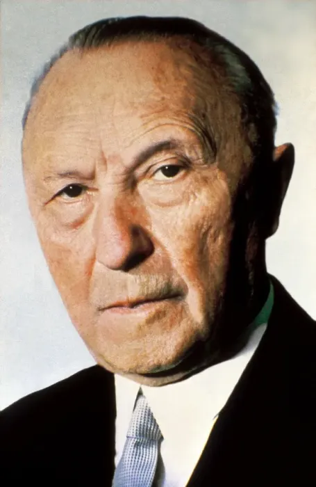 Gerahmter Druck : Konrad Adenauer Gerahmter Druck : Konrad Adenauer