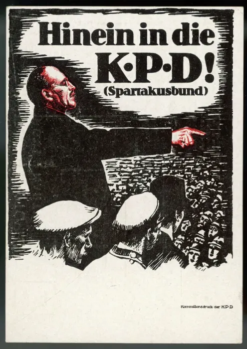 Gerahmter Druck : Partei-Plakate 1919 Gerahmter Druck : Partei-Plakate 1919