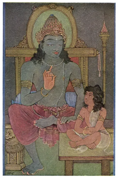 Gerahmter Druck : Krishna und Arjun Gerahmter Druck : Krishna und Arjun