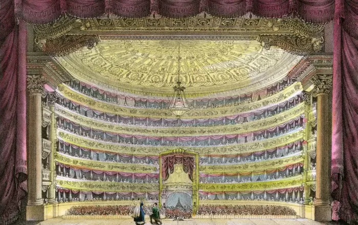 Gerahmter Druck : La Scala, Mailand Gerahmter Druck : La Scala, Mailand