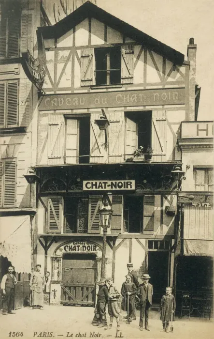 Gerahmter Druck : Der Le Chat Noir / 1905 Gerahmter Druck : Der Le Chat Noir / 1905