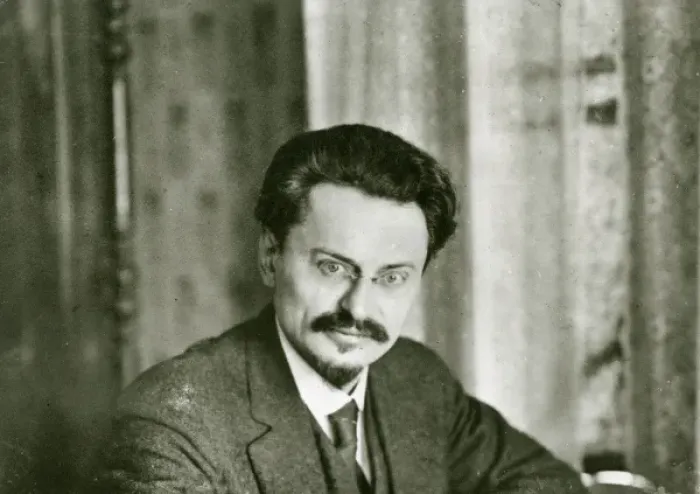 Gerahmter Druck : Léon Trotski / Januar 1918 Gerahmter Druck : Léon Trotski / Januar 1918