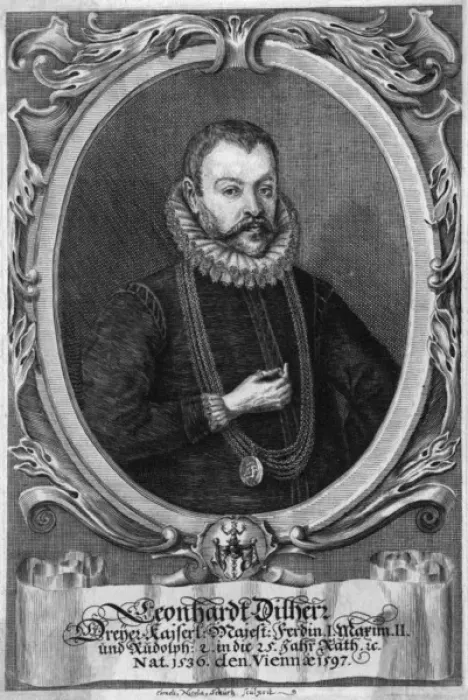 Gerahmter Druck : Leonhard Fuchs oder Leonhart Fuchs, auch bekannt als Leonhard Dillinger und manchmal unter dem Namen Leontor von Limoges genannt, war ein deutscher Humanist. Er wurde 1453 in Augsburg geboren und starb am 11. Februar 1519 auf der Insel Malta Gerahmter Druck : Leonhard Fuchs oder Leonhart Fuchs, auch bekannt als Leonhard Dillinger und manchmal unter dem Namen Leontor von Limoges genannt, war ein deutscher Humanist. Er wurde 1453 in Augsburg geboren und starb am 11. Februar 1519 auf der Insel Malta