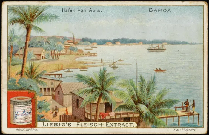 Gerahmter Druck : Samoa Apia Liebig Gerahmter Druck : Samoa Apia Liebig