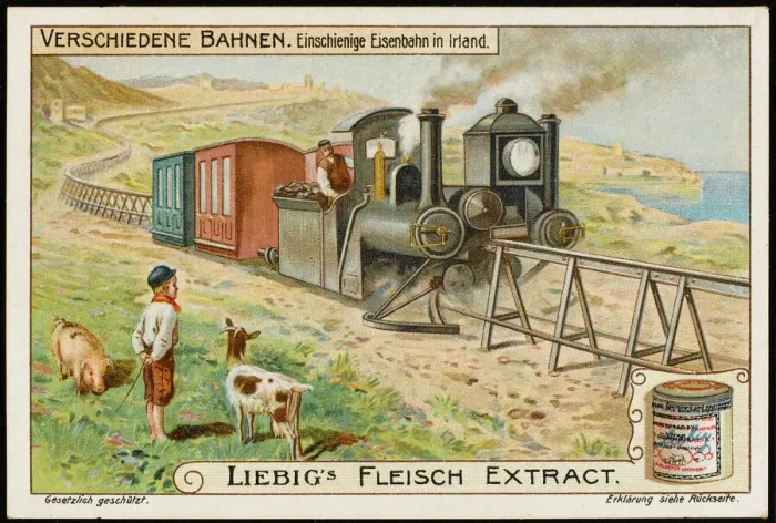 Gerahmter Druck : Monorailschienen von Listowel Gerahmter Druck : Monorailschienen von Listowel