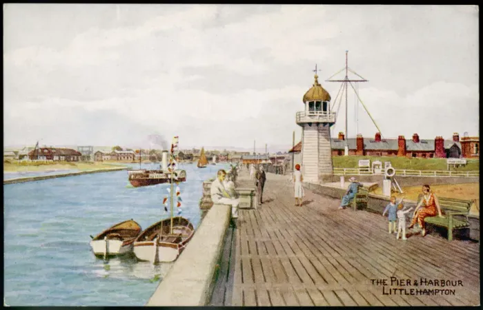 Gerahmter Druck : Harbour von Littlehampton Gerahmter Druck : Harbour von Littlehampton