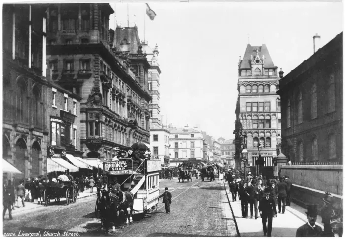 Gerahmter Druck : Liverpool - 1888 Gerahmter Druck : Liverpool - 1888