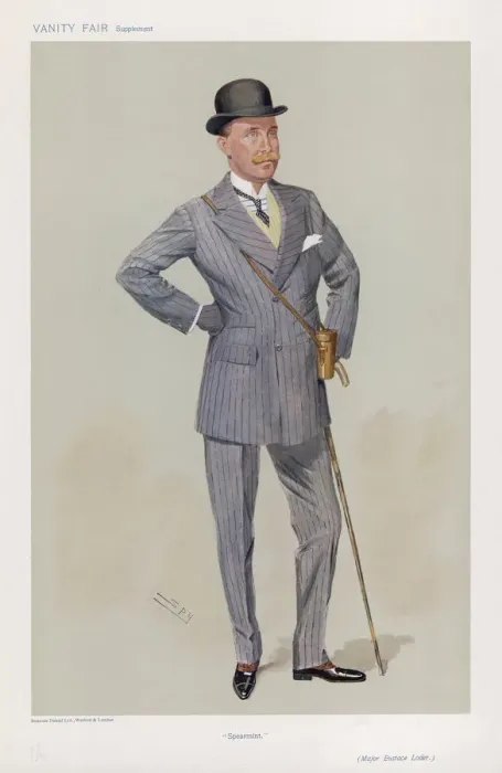 Gerahmter Druck : Löder von Spie, 1906 Gerahmter Druck : Löder von Spie, 1906