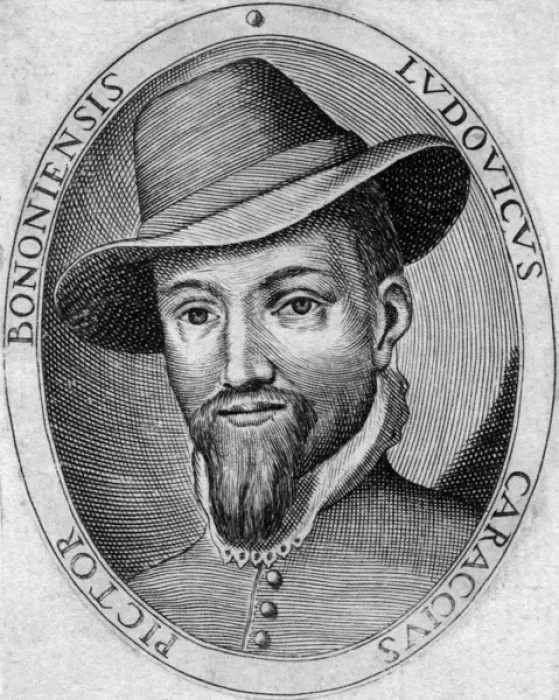 Gerahmter Druck : Ludwig von Carracci