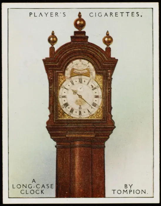 Gerahmter Druck : Langfalluhr von Tompion Gerahmter Druck : Langfalluhr von Tompion