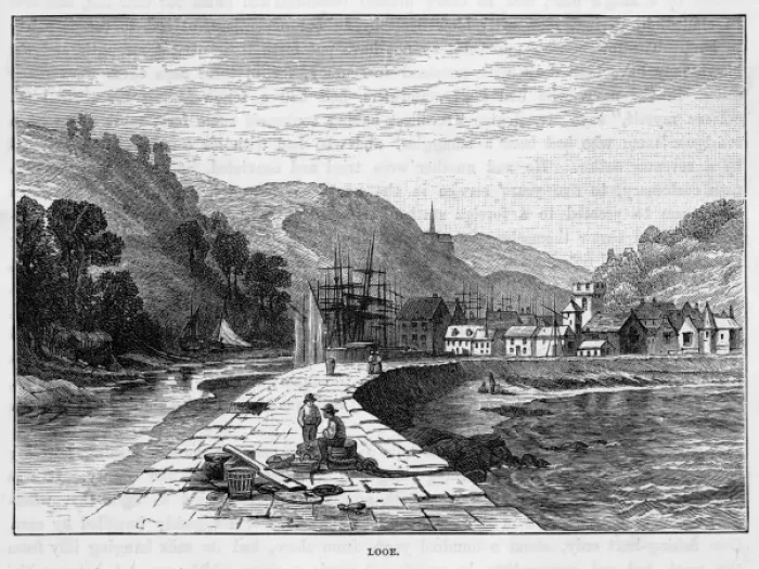 Gerahmter Druck : Looe, Cornwall Gerahmter Druck : Looe, Cornwall