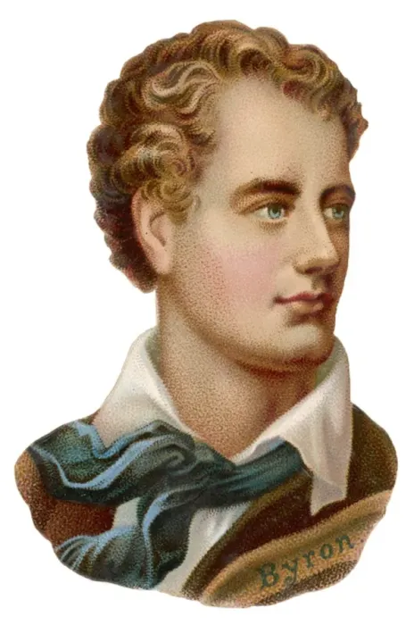 Gerahmter Druck : Byron-Grab Gerahmter Druck : Byron-Grab
