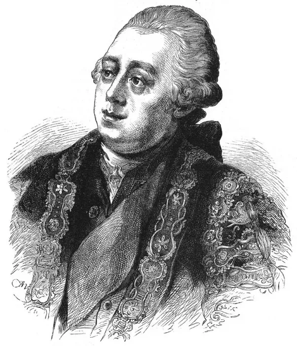Gerahmter Druck : Herr von North oder einfach Lord North Gerahmter Druck : Herr von North oder einfach Lord North