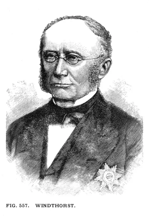 Gerahmter Druck : Ludwig Windthorst