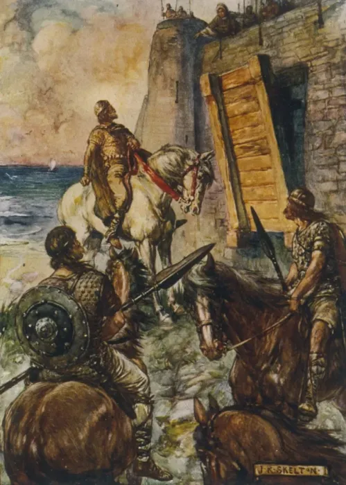 Gerahmter Druck : Der Flucht MacDuff Gerahmter Druck : Der Flucht MacDuff
