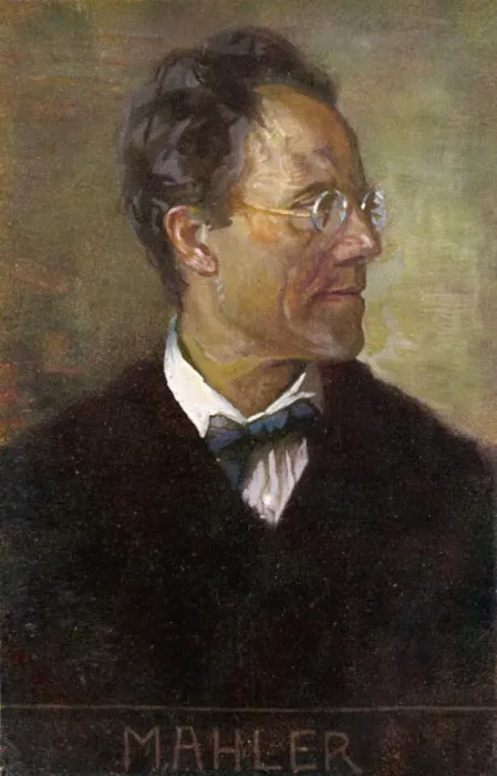 Gerahmter Druck : Mahlers Farbe