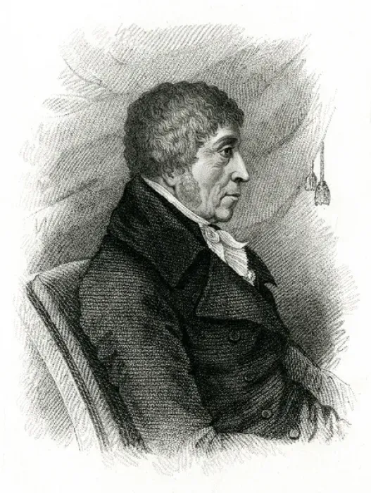 Gerahmter Druck : Hauptmann John Cartwright