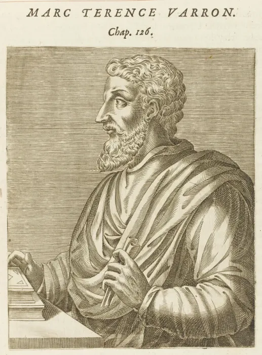 Gerahmter Druck : Marcus Terentius Varro Gerahmter Druck : Marcus Terentius Varro