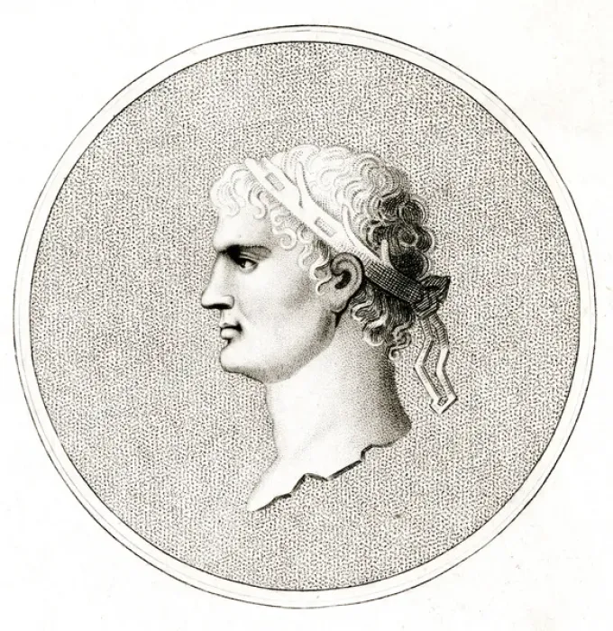 Gerahmter Druck : Marcus Vipsanius Agrippa