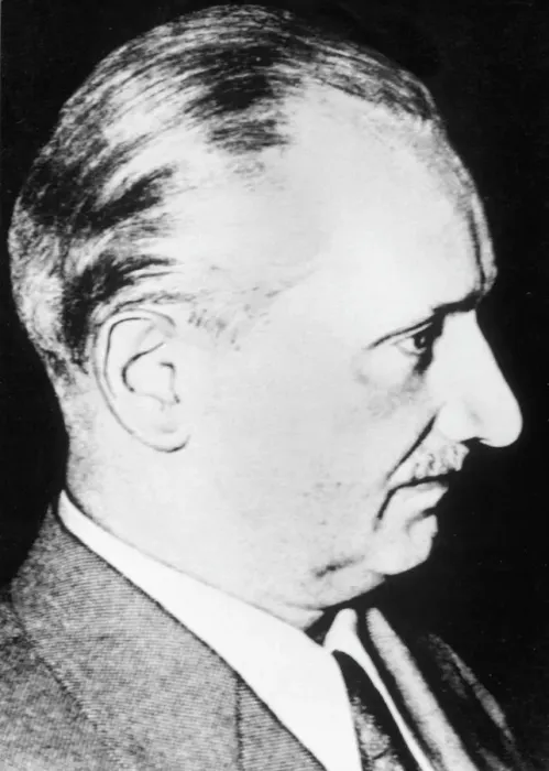 Gerahmter Druck : Martin Heidegger Gerahmter Druck : Martin Heidegger