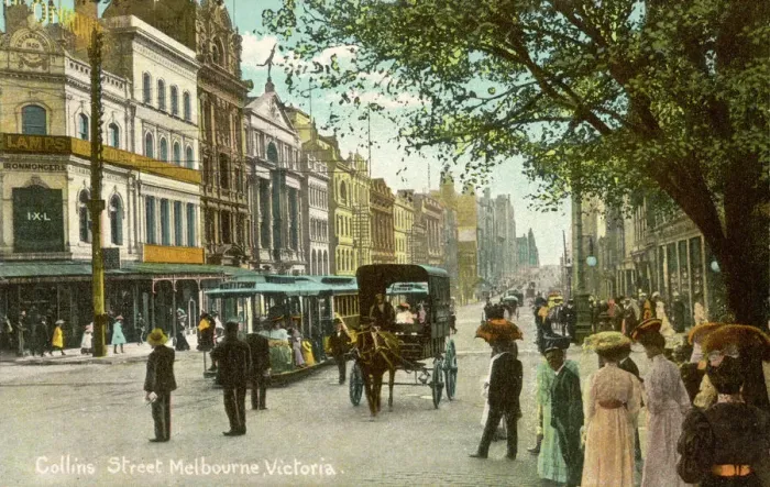Gerahmter Druck : Melbourne, Australien Gerahmter Druck : Melbourne, Australien