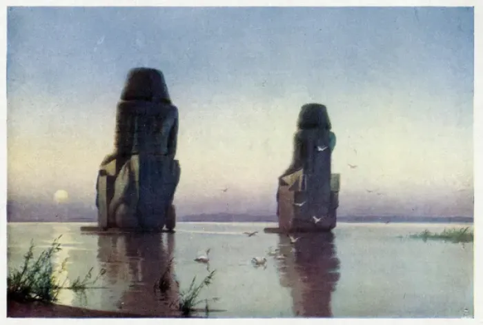 Gerahmter Druck : Memon-Kolosse / Egypt Gerahmter Druck : Memon-Kolosse / Egypt