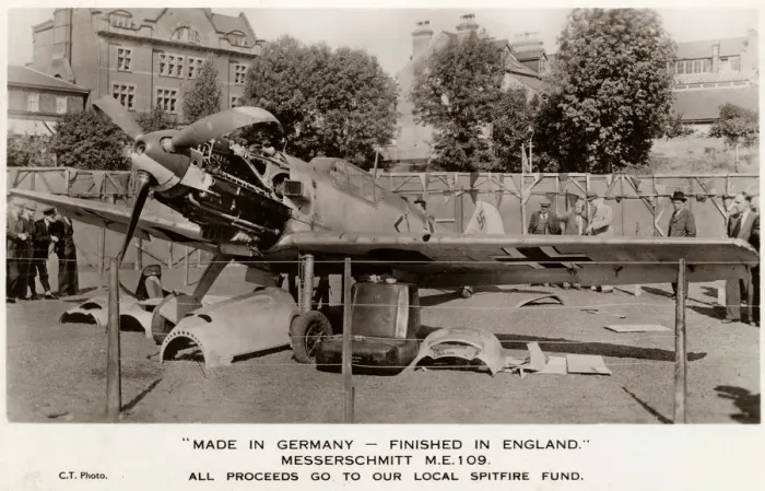Gerahmter Druck : Messerschmidt Me 109 Gerahmter Druck : Messerschmidt Me 109
