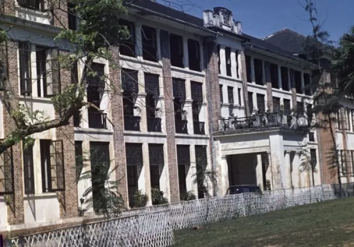 Gerahmter Druck : methodistisches Englisch-Schulzentrum – Rangun