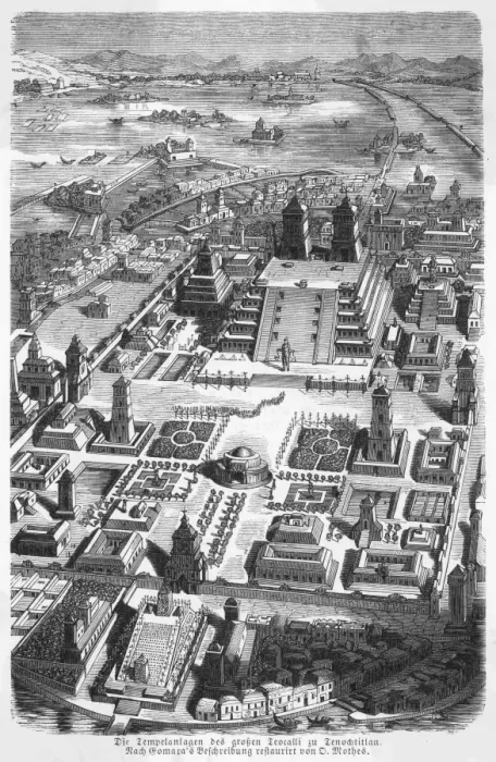 Gerahmter Druck : Mexiko / Tenochtitlán Gerahmter Druck : Mexiko / Tenochtitlán