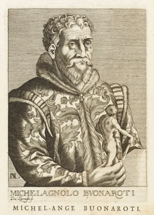 Gerahmter Druck : Michelangelo - Acht Gerahmter Druck : Michelangelo - Acht