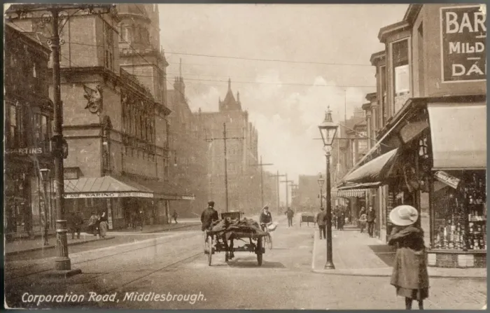 Gerahmter Druck : Middlesbrough Straße Gerahmter Druck : Middlesbrough Straße