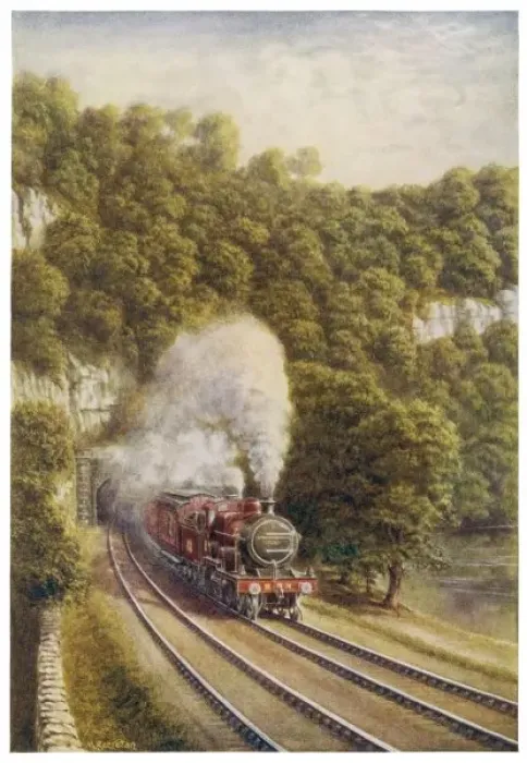 Gerahmter Druck : Mittelländische Schottische Express Gerahmter Druck : Mittelländische Schottische Express