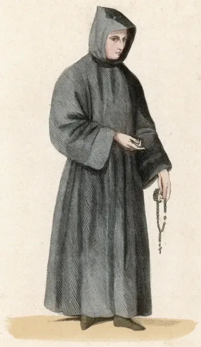 Gerahmter Druck : Mönch von Saint-Maur Gerahmter Druck : Mönch von Saint-Maur