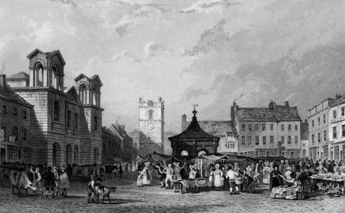 Gerahmter Druck : Morpeth, Nordumbrien