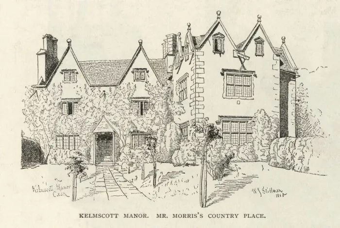 Gerahmter Druck : Morris / Kelmscott-Manor Gerahmter Druck : Morris / Kelmscott-Manor